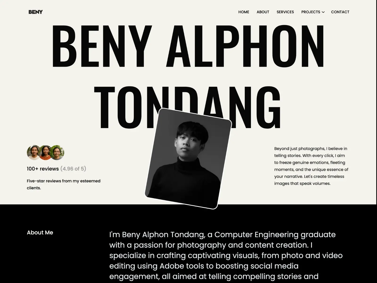 Beny - Freeelance Videographer dan Editor