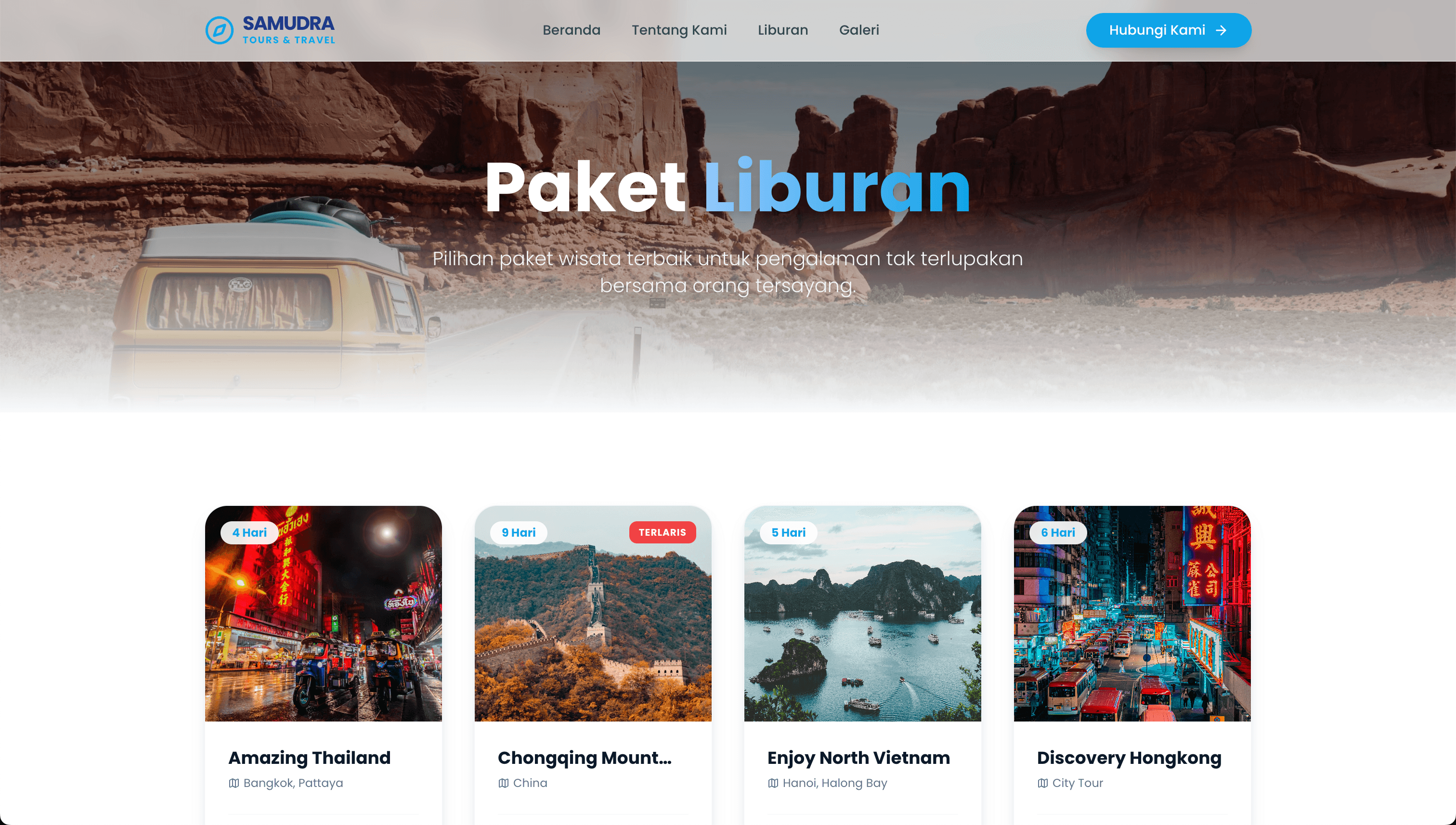 Samudra Trave - Website Travel